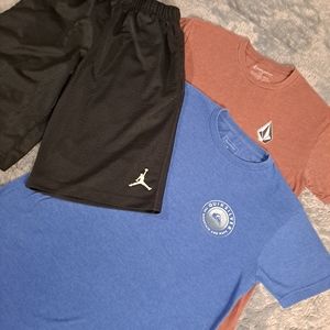 Boys Jordan Quicksilver Volcom Lot size 14/16